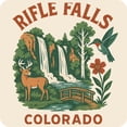 thumbnail image 1 of Rifle Falls Colorado Keepsakes Souvenir Vinyl Sticker – Destination Travel Keepsake Collectible (3-Inches Wide), 1 of 3