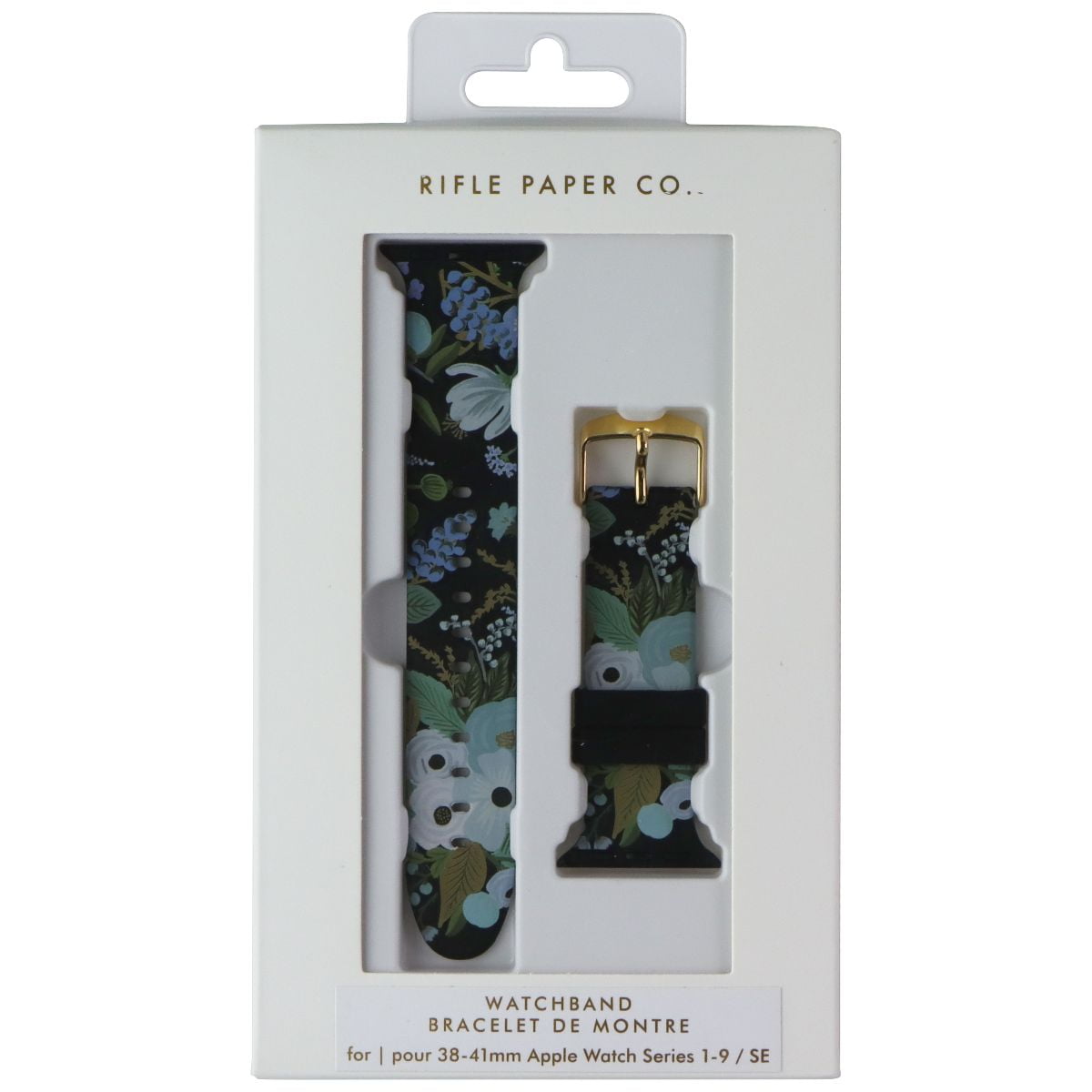 Rifle Paper Co Watchband for Apple Watch Series 1 - 6 / SE  38 - 40mm - Garden Party Blue