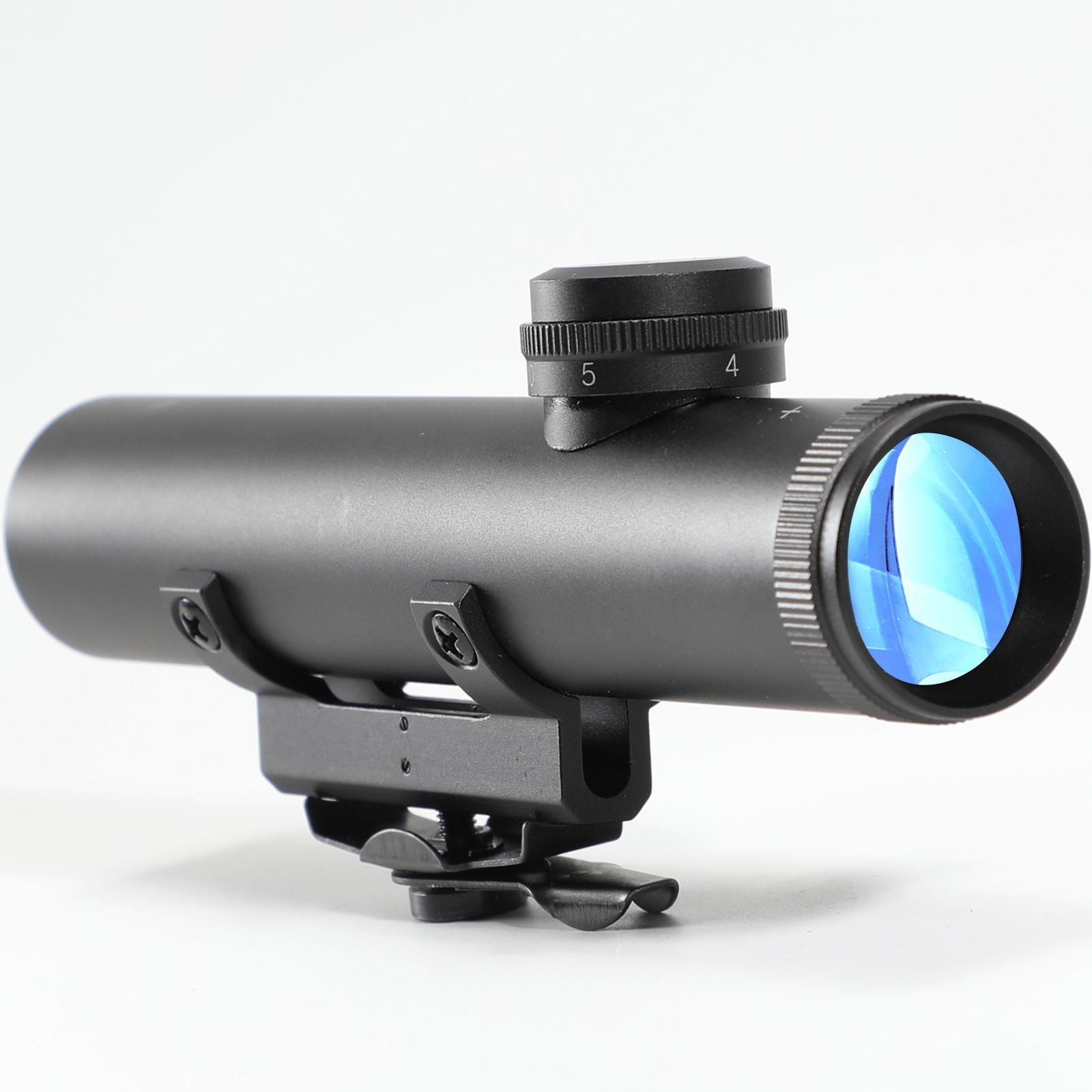 Rifle Scope 4x20, Carry Handle Rifle Scope, Peep Sight Mount, Retro A2 Style