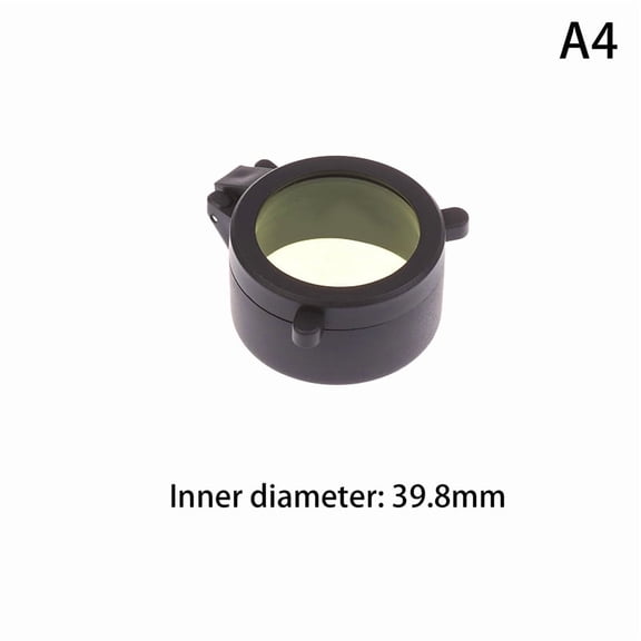 Rifle Scope Lens Cover Spring Up Quick Flip Openning Lens Dustproof Cover Telescope Cap For 36-64MM Caliber Hunting Riflescopes