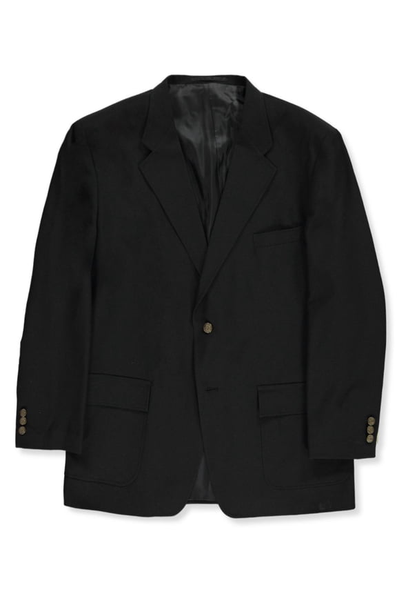 Single-Breasted School Blazer (Adult Sizes) Color: black Size: 38m