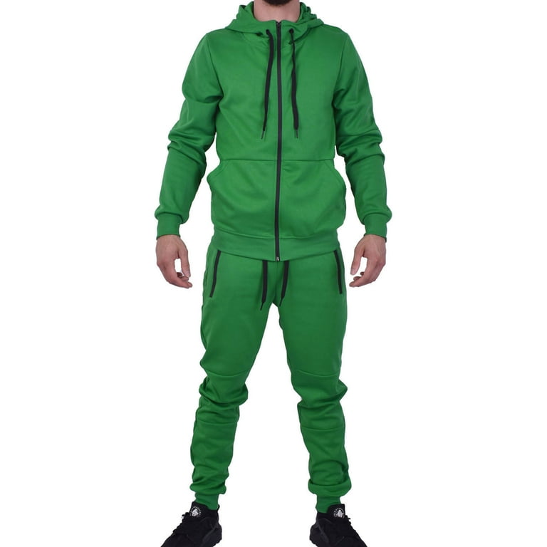 Riflessi Men s Athletic Sports Casual 2 Piece Solid Color