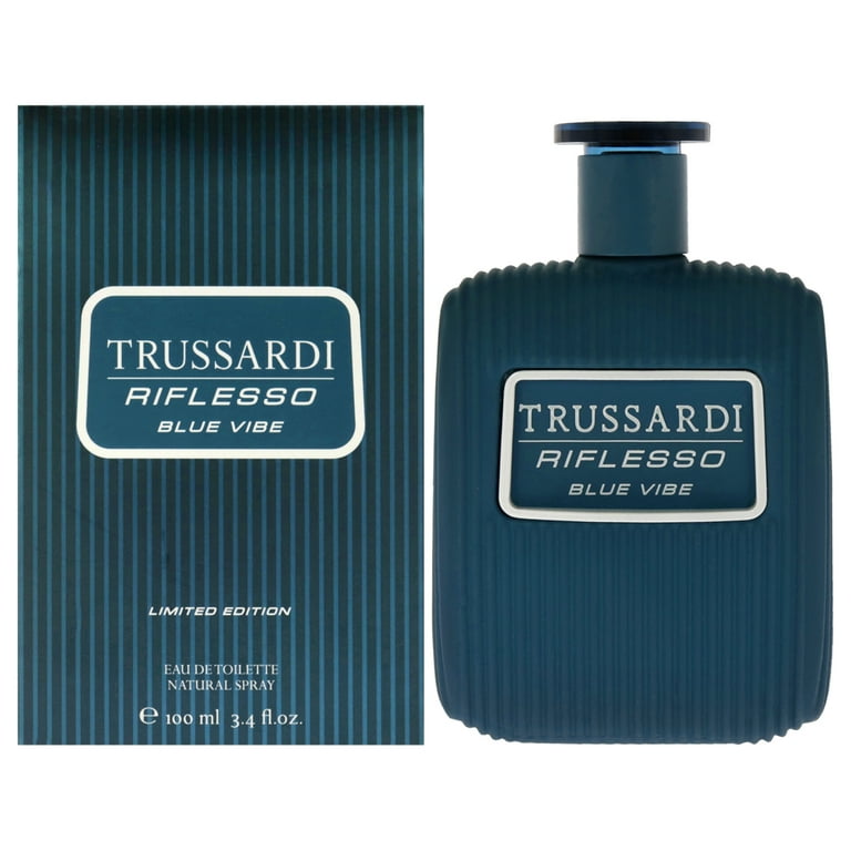 Trussardi Riflesso Blue Vibe Eau De Toilette Spray By Trussardi - 3.4 oz Trussardi Riflesso Blue Vibe Eau De Toilette Spray By Trussardi - 3.4 oz