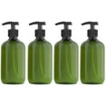 thumbnail image 1 of Riforla 4Pcs 300/500Ml Bathroom Soap Dispensers Shampoo Air Lotion Container Press Foam Bottle for Bath Soap Gel and Cosmetics Green 300ML, 1 of 3