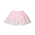thumbnail image 1 of Fgnfyis Carnival Women's Tutu Skirt Adult Style Offset Print Mesh Skirt Three Layer 6 Piece Half Skirt Puffy Skirt Womens Skirts Pink One Size, 1 of 4