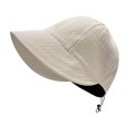 thumbnail image 1 of Riforla Autumn Winter Women's Fisherman Hat Wide Brim Sun Cap Visor Baseball Hat Bomber Hats Beige, 1 of 6
