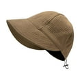 thumbnail image 1 of Riforla Autumn Winter Women's Fisherman Hat Wide Brim Sun Cap Visor Baseball Hat Bomber Hats Coffee, 1 of 4