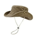 thumbnail image 1 of Riforla Breathable Wide Brim Boonie Hat Outdoor Mesh Cap for Travel Fishing Bucket Hats Khaki, 1 of 5