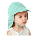 thumbnail image 1 of Riforla Children's Summer New Outdoor Breathable Travel Cute Sun Quick Drying Baby Sun Hat Bomber Hats Mint Green, 1 of 4