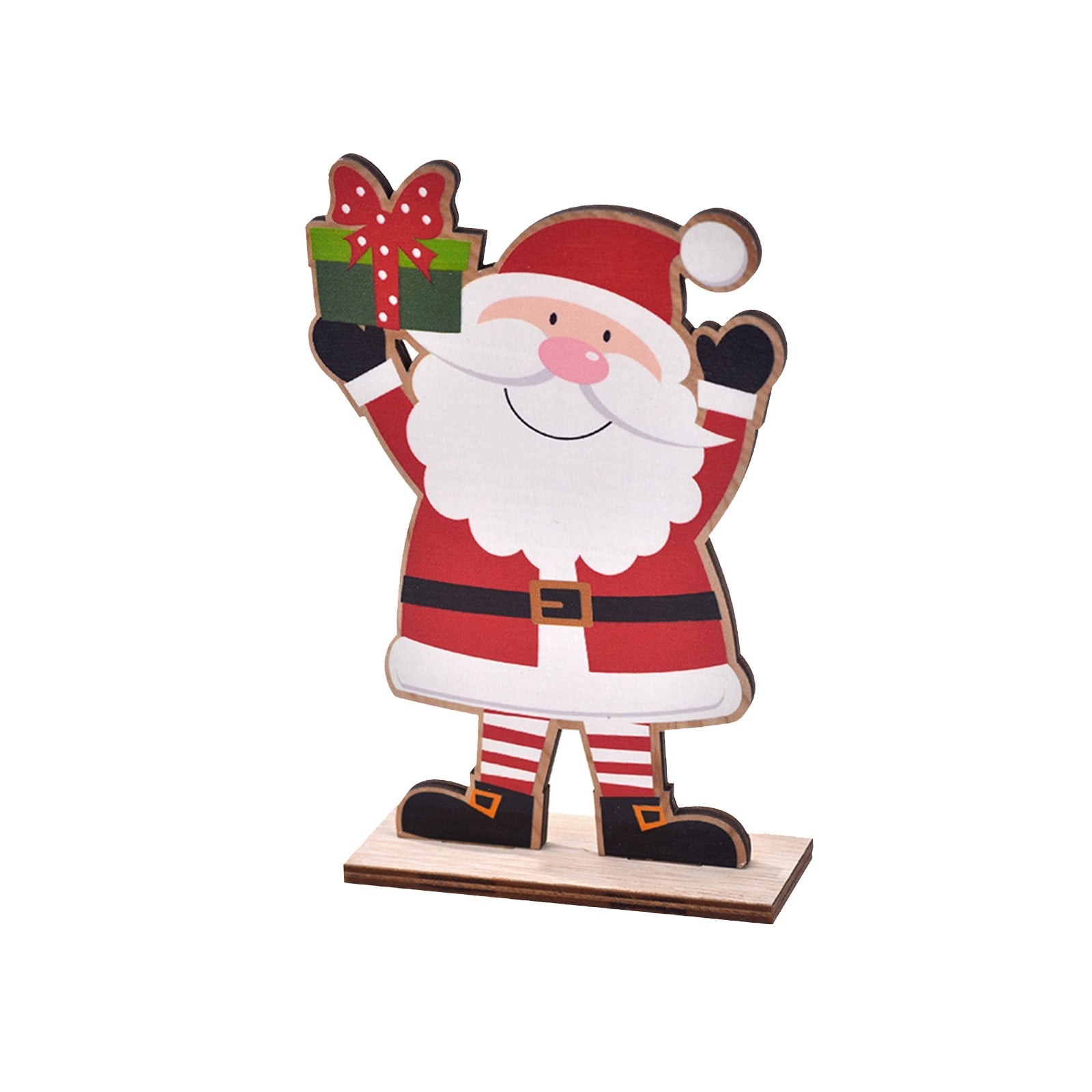 Riforla Christmas Decoration Supplies Cute Wooden Ornament Holiday