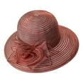 thumbnail image 1 of Riforla Elegant Foldable Sun Hat for Women Summer Wide Brim Floppy Beach Hat with – Lightweight and Breathable Ladies' Gardening and Fishing Bucket Cap Beach Hats for Women Red, 1 of 4