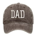 thumbnail image 1 of Riforla Father's Day DAD Embroidered Printed Baseball Cap Vintage to Make Old Cap Mens Womens Hats Coffee, 1 of 3