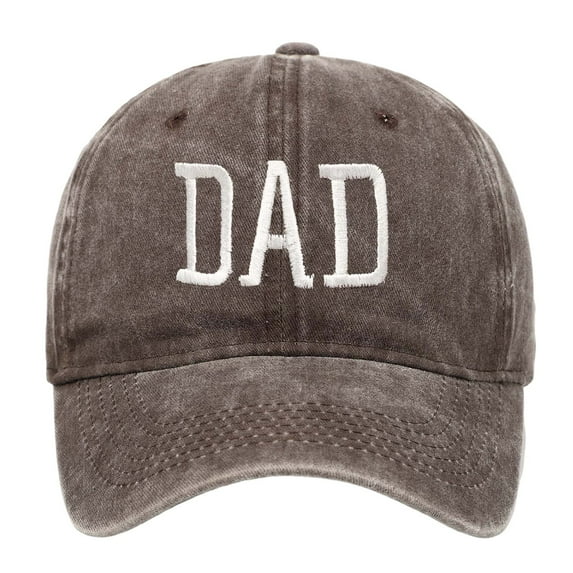 Riforla Father's Day DAD Embroidered Printed Baseball Cap Vintage to Make Old Cap Mens Womens Hats Coffee