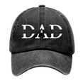 thumbnail image 1 of Riforla Fathers Day Hats Custom Dad Hat Custom Hat with Kids Names Custom Baseball Hat for Men From Kids for Dad Mens Womens Hats Black, 1 of 3