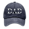 thumbnail image 1 of Riforla Fathers Day Hats Custom Dad Hat Custom Hat with Kids Names Custom Baseball Hat for Men From Kids for Dad Mens Womens Hats Navy, 1 of 3