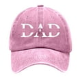 thumbnail image 1 of Riforla Fathers Day Hats Custom Dad Hat Custom Hat with Kids Names Custom Baseball Hat for Men From Kids for Dad Mens Womens Hats Pink, 1 of 3
