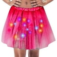 thumbnail image 1 of Riforla Glimmering Sequin LED Light up Half Skirt Tutu with Starry Netting for Adults Sparkling Party Wear Women's Skirts RD3 One Size, 1 of 4
