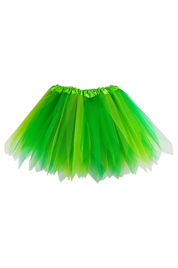 Irish Party St Patricks Day Dance Headband Tulle Skirts Kids Girls Tutu Skirt Holiday Party Supplies Womens Skirts H One Size