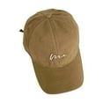thumbnail image 1 of Riforla Khaki Wide Brim Baseball Cap for Women Deep Adjustable Hat with Long Visor Flattering Design for Larger Heads Womens Hats Khaki, 1 of 3
