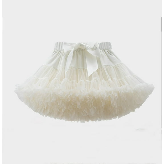 Riforla Ladies Classic Solid Color Dancing Tutu Skirt Tutu Skirt Skirt Women's Skirts WH2 One Size