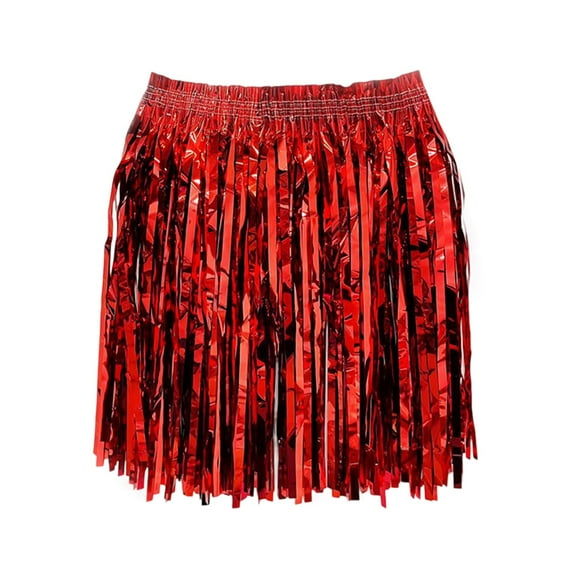 Ediodpoh Carnival Womens Skirt Lady Rain Dance Performance Beach Music Party for Masquerade Party Skirt Red One Size