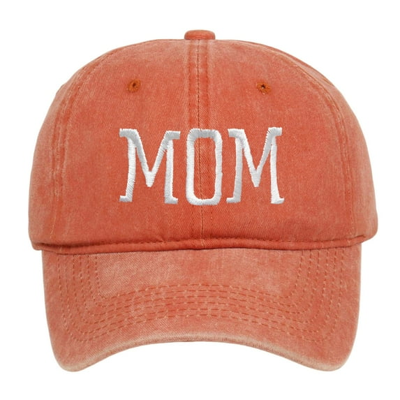 Riforla MOM Embroidered Printed Baseball Cap Vintage to Make Old Cap Mens Womens Hats Orange