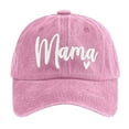thumbnail image 1 of Riforla Mama Hats for Women Funny Adjustable Mini Baseball Cap Hats for Woman Pink, 1 of 3
