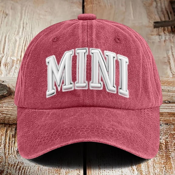 Riforla Mama Hats for Women Funny Adjustable Mini Baseball Cap Hats for Woman Watermelon Red