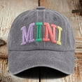 thumbnail image 1 of Riforla Mama Hats for Women Funny Adjustable Mini Baseball Cap Womens Hats Grey, 1 of 3