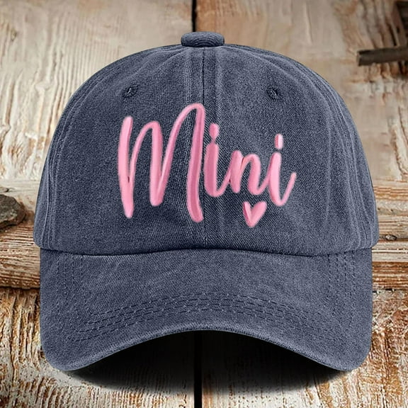 Riforla Mama Hats for Women Funny Adjustable Mini Baseball Cap Womens Hats Navy