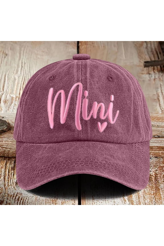 Mama Hats for Women Funny Adjustable Mini Baseball Cap Womens Hats Red
