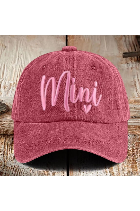 Mama Hats for Women Funny Adjustable Mini Baseball Cap Womens Hats Watermelon Red