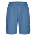 thumbnail image 1 of Riforla Mens Casual Shorts Colorful Striped Sports Beach Shorts Mens Pant Casual Shorts for Men Blue XXXXL, 1 of 6