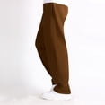 thumbnail image 1 of Fgnfyis Mens Casual Straight Pants Trend Youth Warm Loose Pants Loose Fashion Brown M, 1 of 6