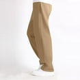 thumbnail image 1 of Riforla Mens Casual Straight Pants Trend Youth Warm Loose Pants Loose Fashion Khaki L, 1 of 6