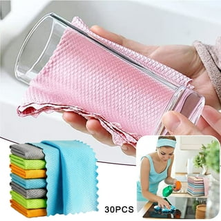 ZHIDIAN Window Glass Microfiber Cleaning Cloth 8Pack Premium Lint Free  Mirrors Polishing Rags, Eye Glass Clean Cloths, Shower Glass Cleaner  Towels