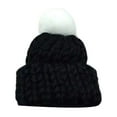 thumbnail image 1 of Riforla Mini Fun Knitted Little Hat DIY Doll Toy Accessories Woolen Hat Finger Decoration Hat Womens Hats Black, 1 of 3