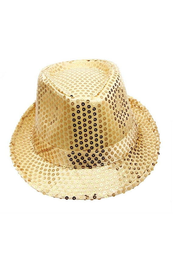Sequined Hat Hat Hat Dance Stage Show Performances GD Baseball Caps Gold