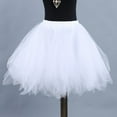 thumbnail image 1 of Riforla Soft Tutu Skirt Toddler Party Carnival Womenl Mesh Tutu Skirt Girls Long Formal Dress Women's Skirts White XXL, 1 of 3