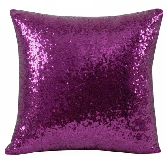 Riforla Solid Color Glitter Sequins Throw Pillow Case Cafe Home Decor Cushion Covers