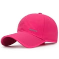 thumbnail image 1 of Riforla Spring Summer Outdoor Quick Drying Fabric Sports Hats Men's Women's Lightweight Breathable Mesh Caps Baseball Caps Hot Pink, 1 of 2