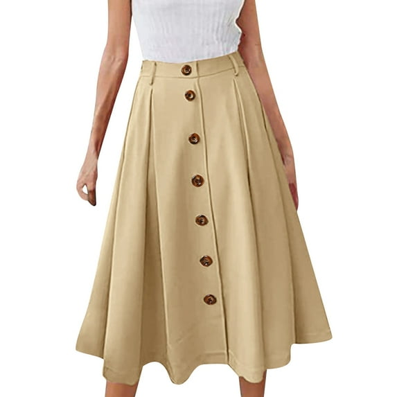 Riforla Summer Seaside Resort Style Beach Skirt Womens Sexy Hollow Woven Split Skirt Womens Skirts Khaki M