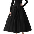 thumbnail image 1 of Ediodpoh Women's Skirts Midi Retro High Waist Tutu Skirt Long Underskirt for Fancy Dress and Carnival Ballet Skirt Black XL, 1 of 3