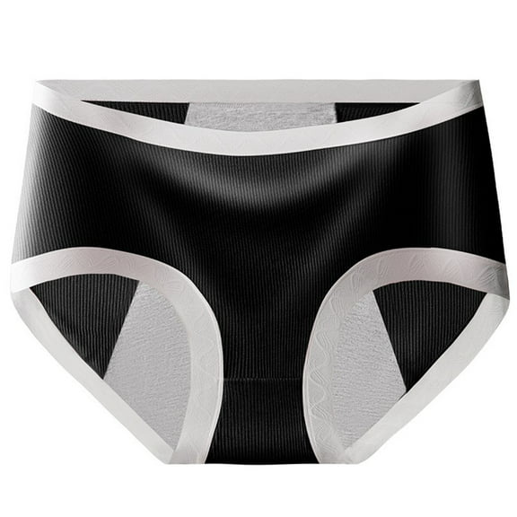 Riforla Underwear for Women Women's Leak Proof Soft and Breathable Underwear Womens Panties Black XXL