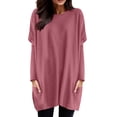 Riforla Women Autumn and Winter Casual Fashion Round Neck Long Sleeve ...