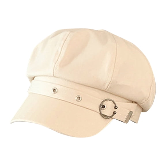 Riforla Women Beret Newsboy Hats Classic Autumn Spring Winter Cap Berets Hat for Women Beige