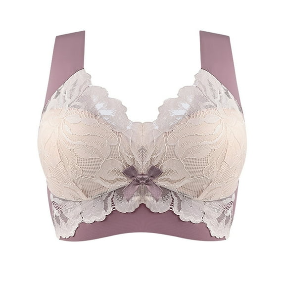 Riforla Women Casual Adjustable Breathable Top Bra Underwear Without Steel Ring Gathering and Adjusting Bra Everyday Wear Bras 3L