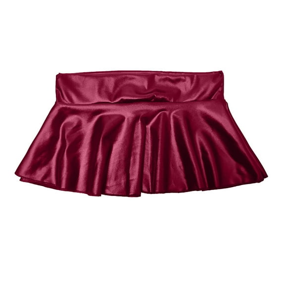 Riforla Women Fashion High Waist Tutu Skirt Sexy Performance Miniskirt Women's Skirts Red M