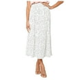 thumbnail image 1 of Riforla Women Fashionable Casual Versatile Loose Half Skirt Skirts for Women Trendy White L, 1 of 5