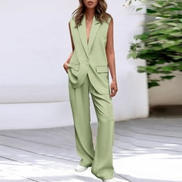 Casual Stripe Pocket Buttons V Neck Sleeveless Two Pieces Casual Stripe Pocket Buttons V Neck Sleeveless Two Pieces